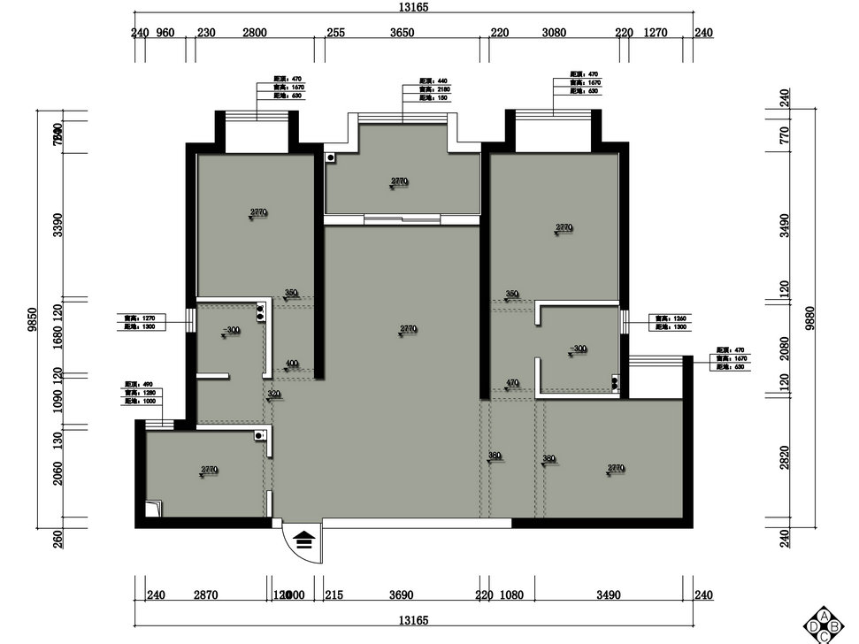 中建南湖壹號現代輕奢風格裝修效果圖